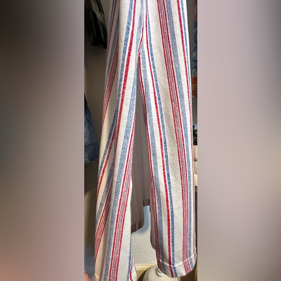 Roxy beach stripe midi dress 4th of July!! - Picture 12 of 13